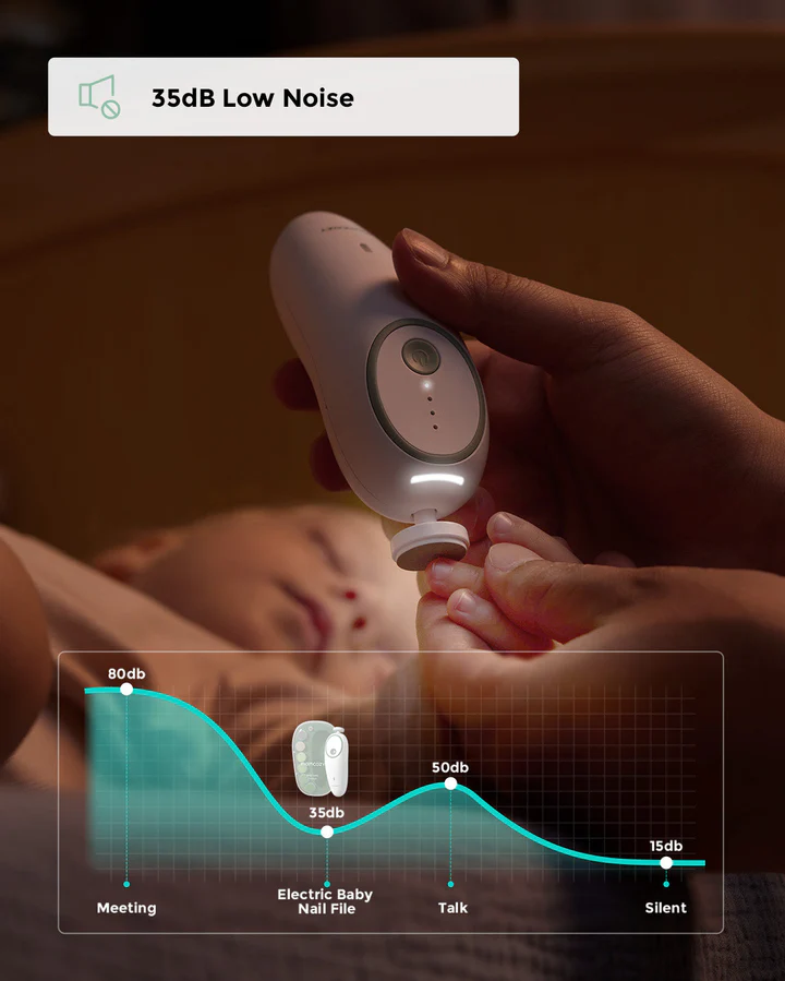 Lima El��ctrica para U?as de Beb�� Momcozy �C Bajo Nivel de Ruido