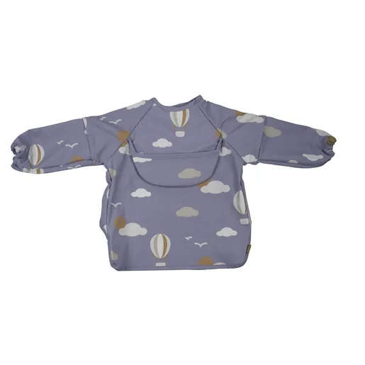Babero con Mangas Impermeable Azul Beaba