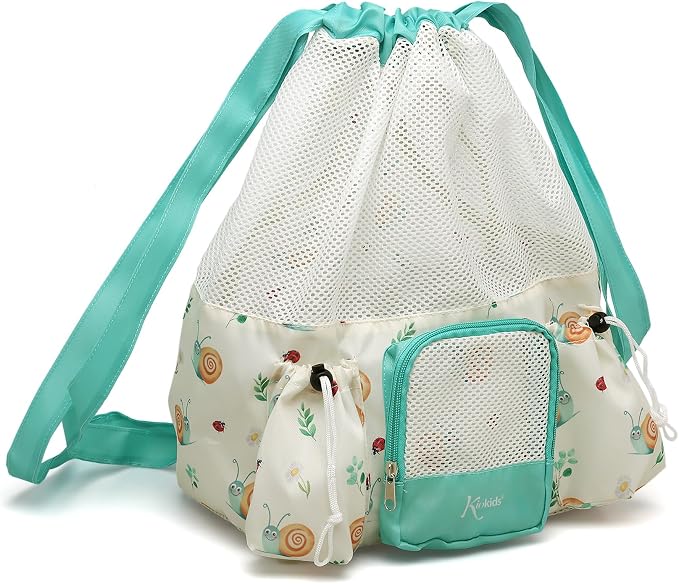Bolsa De Playa Caracoles  Blanca Kiokids