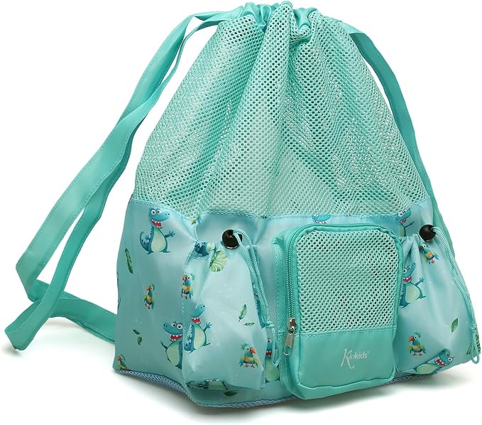 Bolsa De Playa Cocodrilos Verde Kiokids