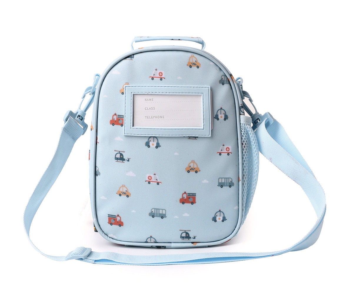 Bolsa Merienda T��rmica 3D Ciudad-Coches Personalizable